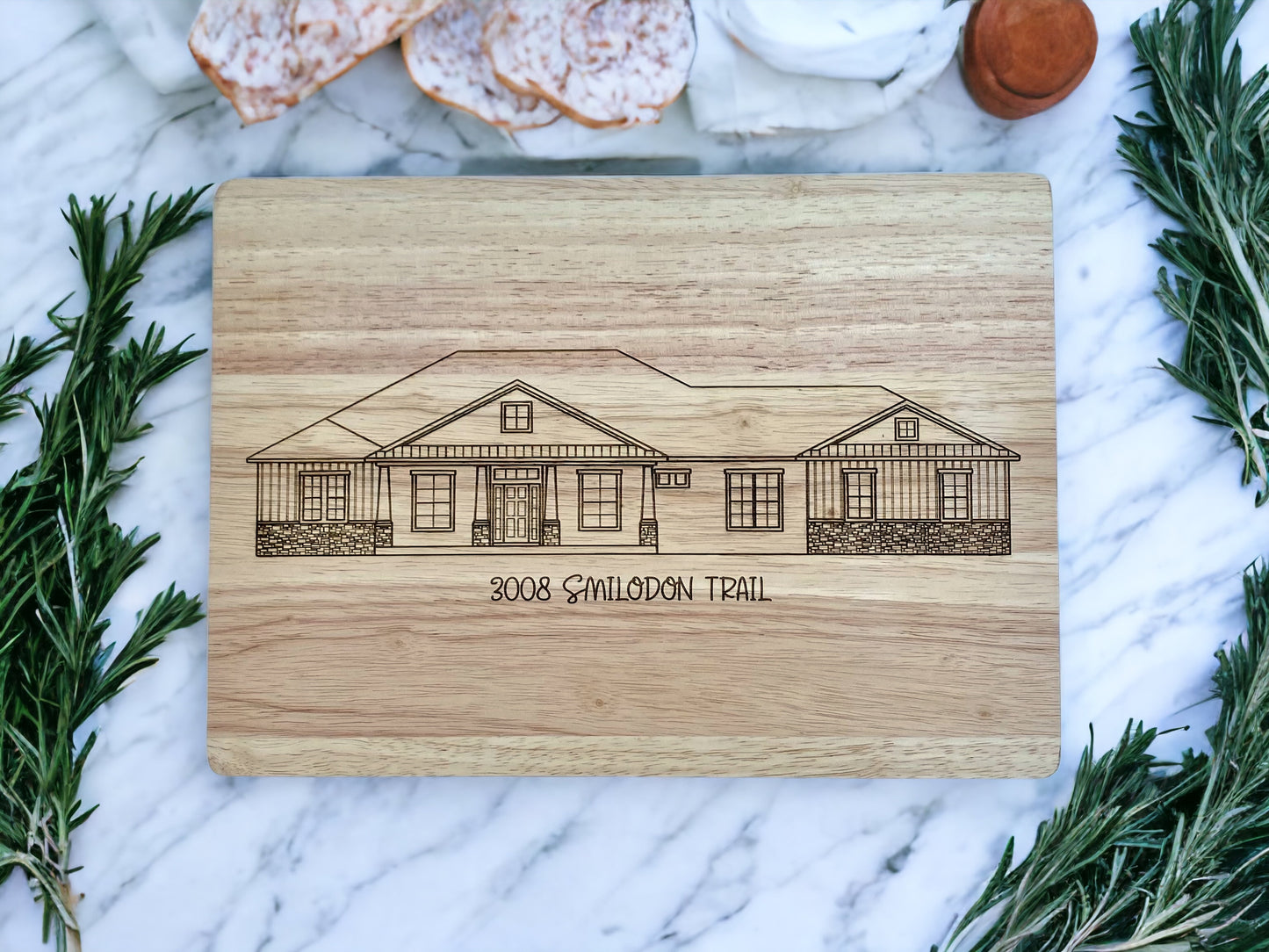 Home Engraved Cutting Board