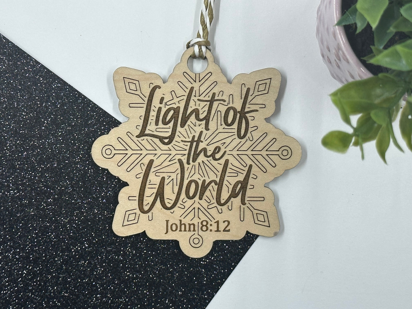 Names of Jesus Snowflake Ornaments