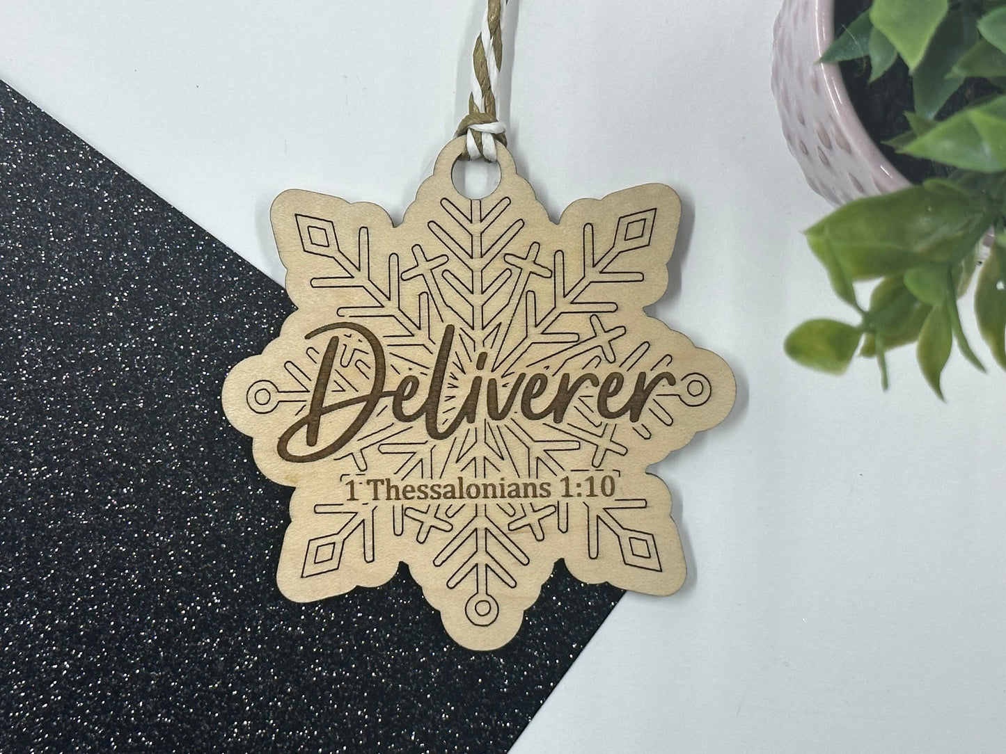 Names of Jesus Snowflake Ornaments