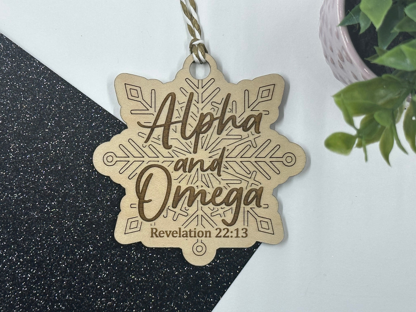 Names of Jesus Snowflake Ornaments