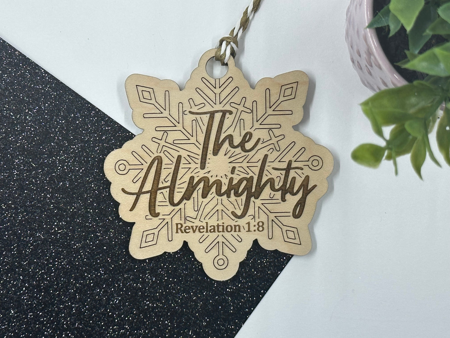 Names of Jesus Snowflake Ornaments