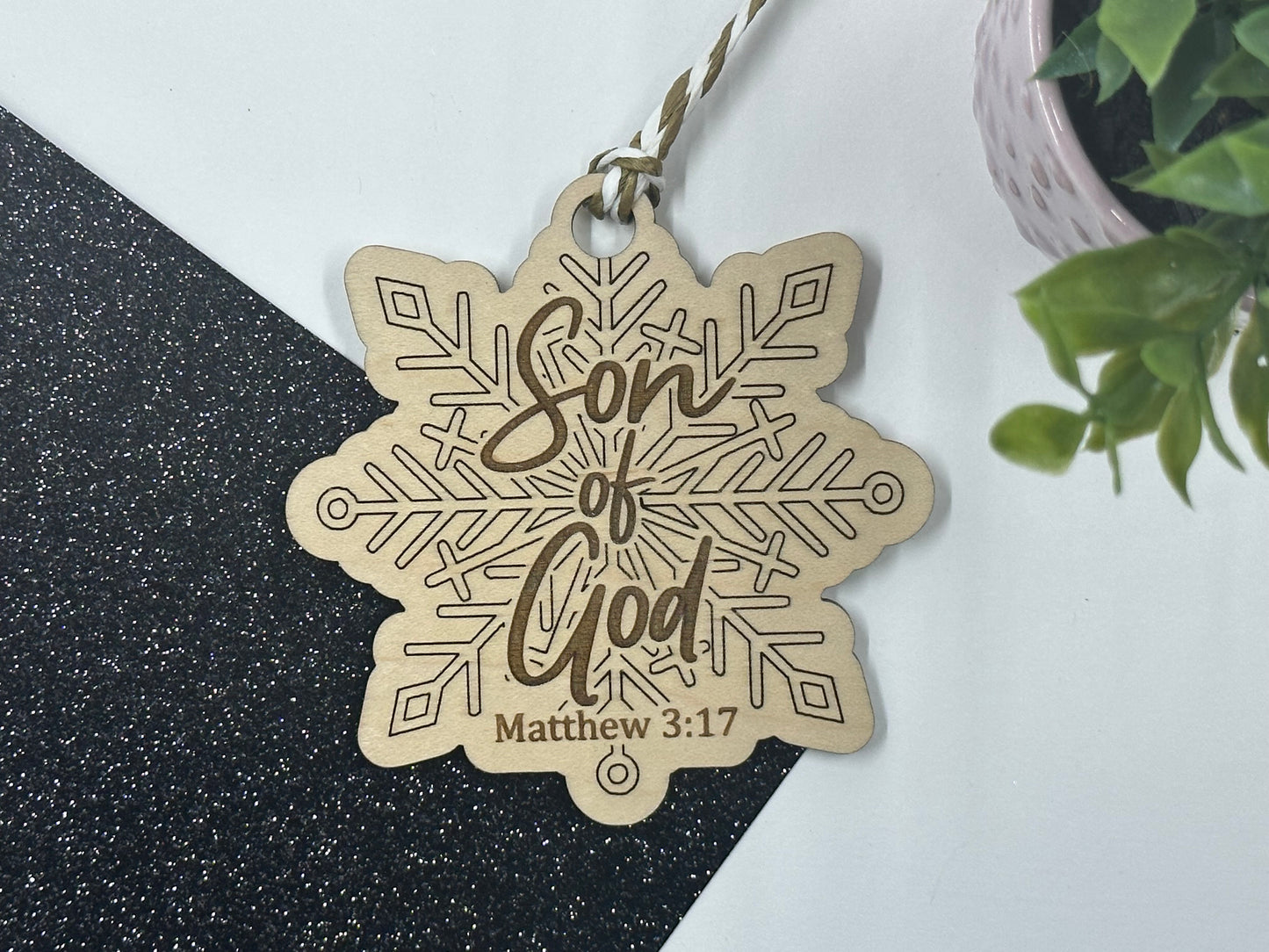 Names of Jesus Snowflake Ornaments