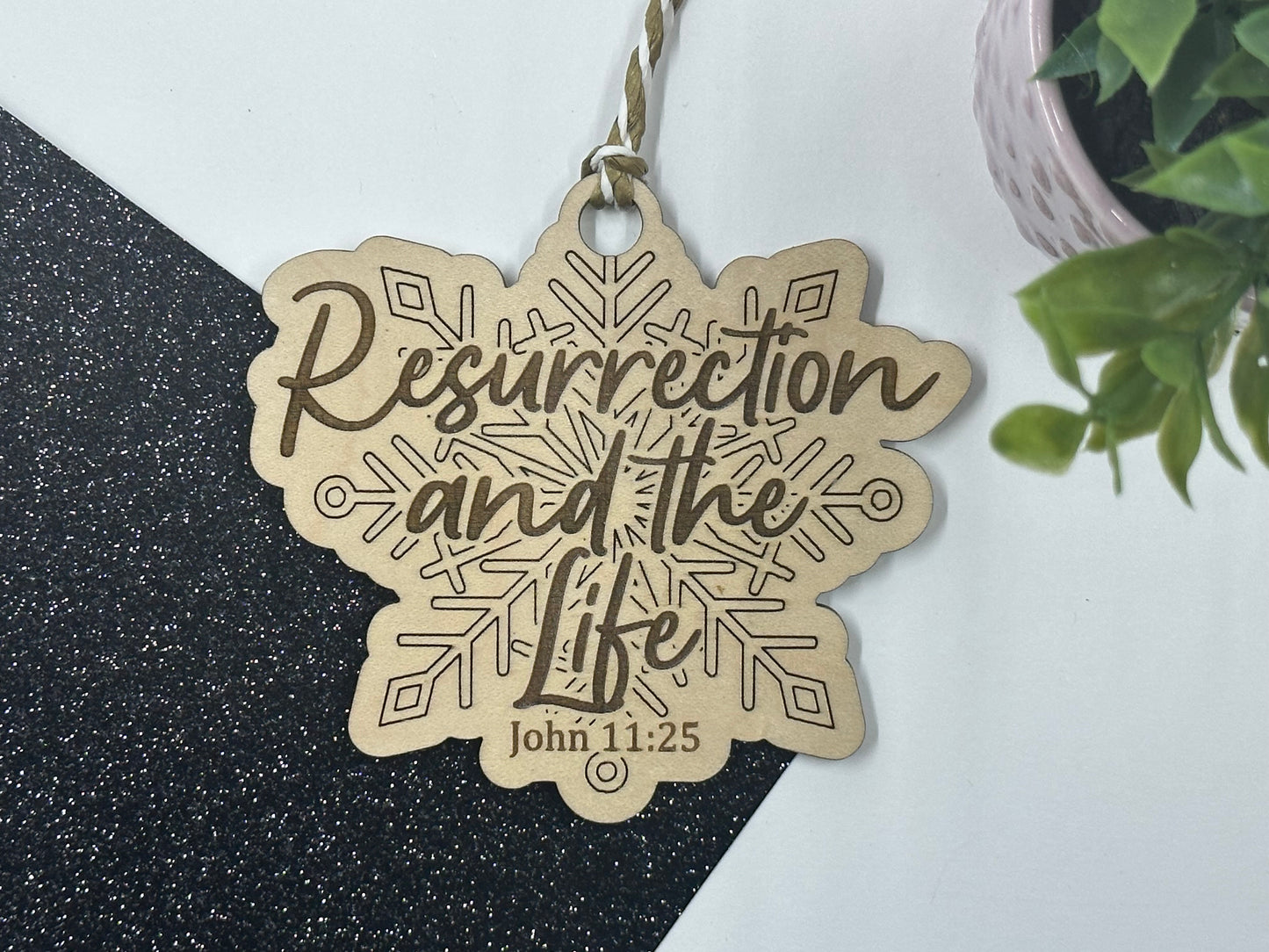 Names of Jesus Snowflake Ornaments