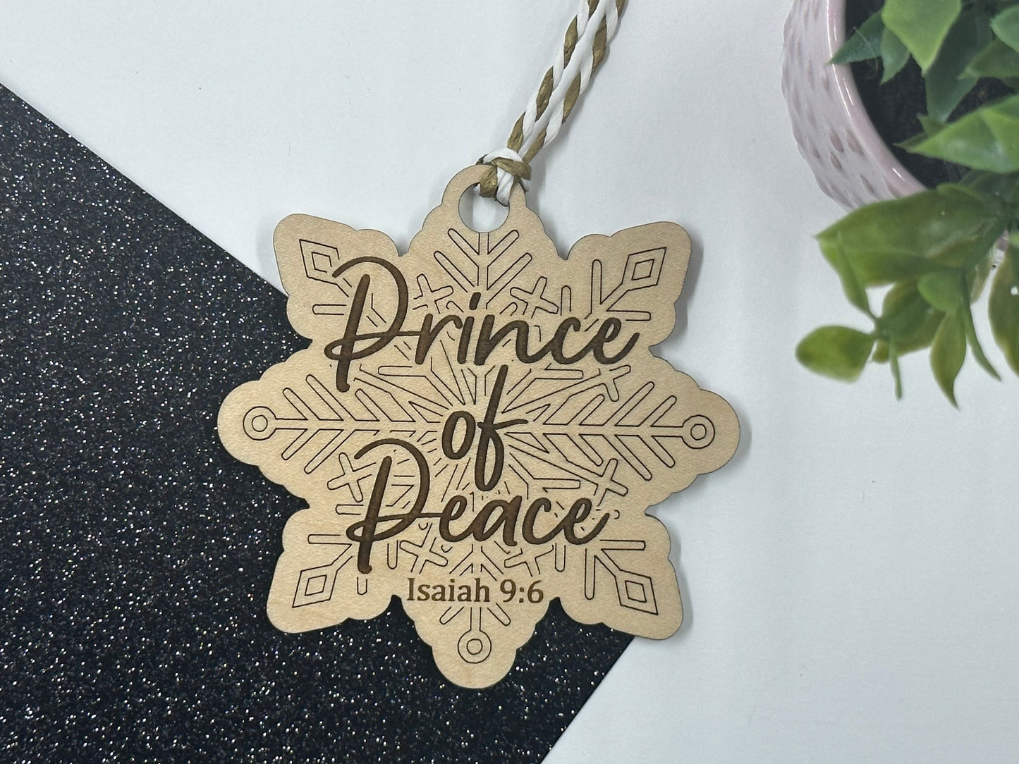 Names of Jesus Snowflake Ornaments