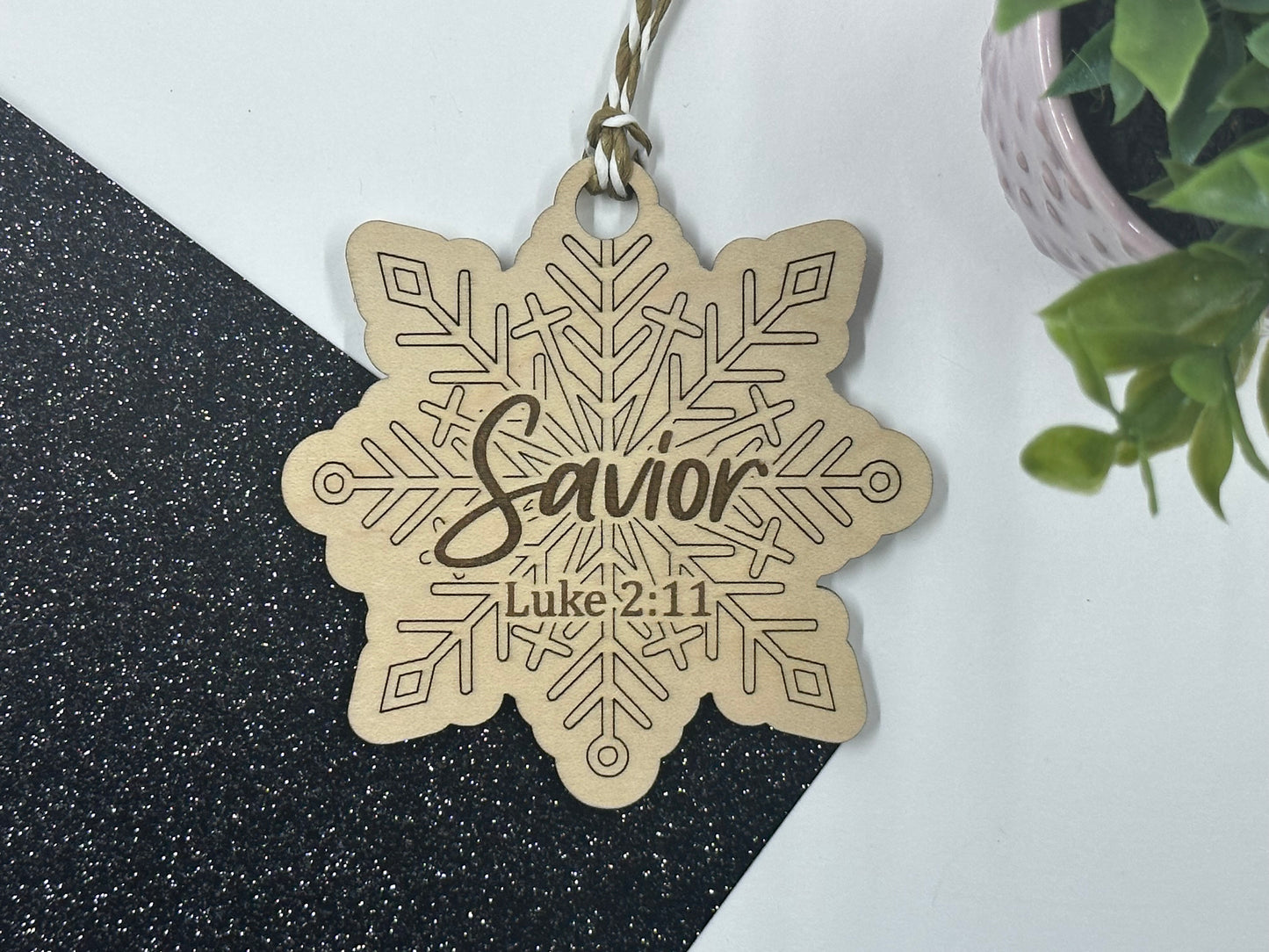 Names of Jesus Snowflake Ornaments