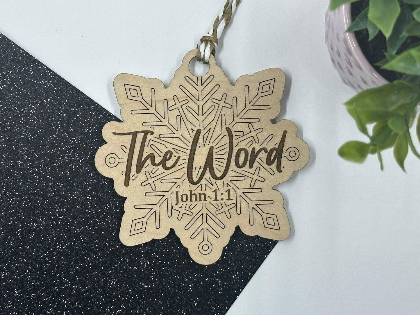 Names of Jesus Snowflake Ornaments