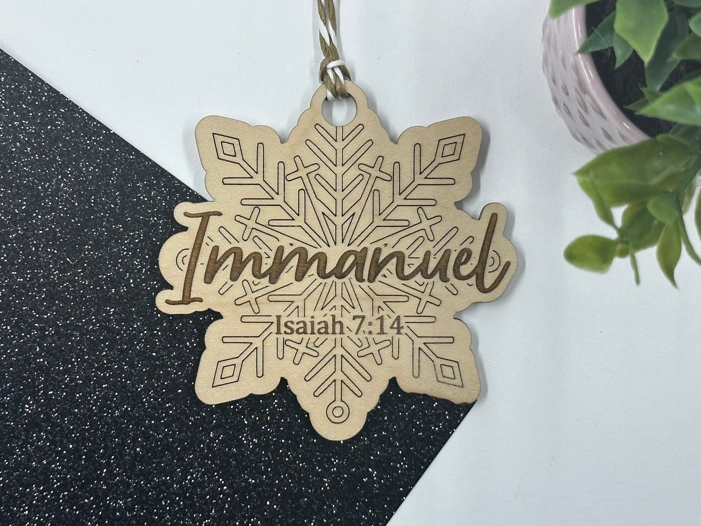 Names of Jesus Snowflake Ornaments