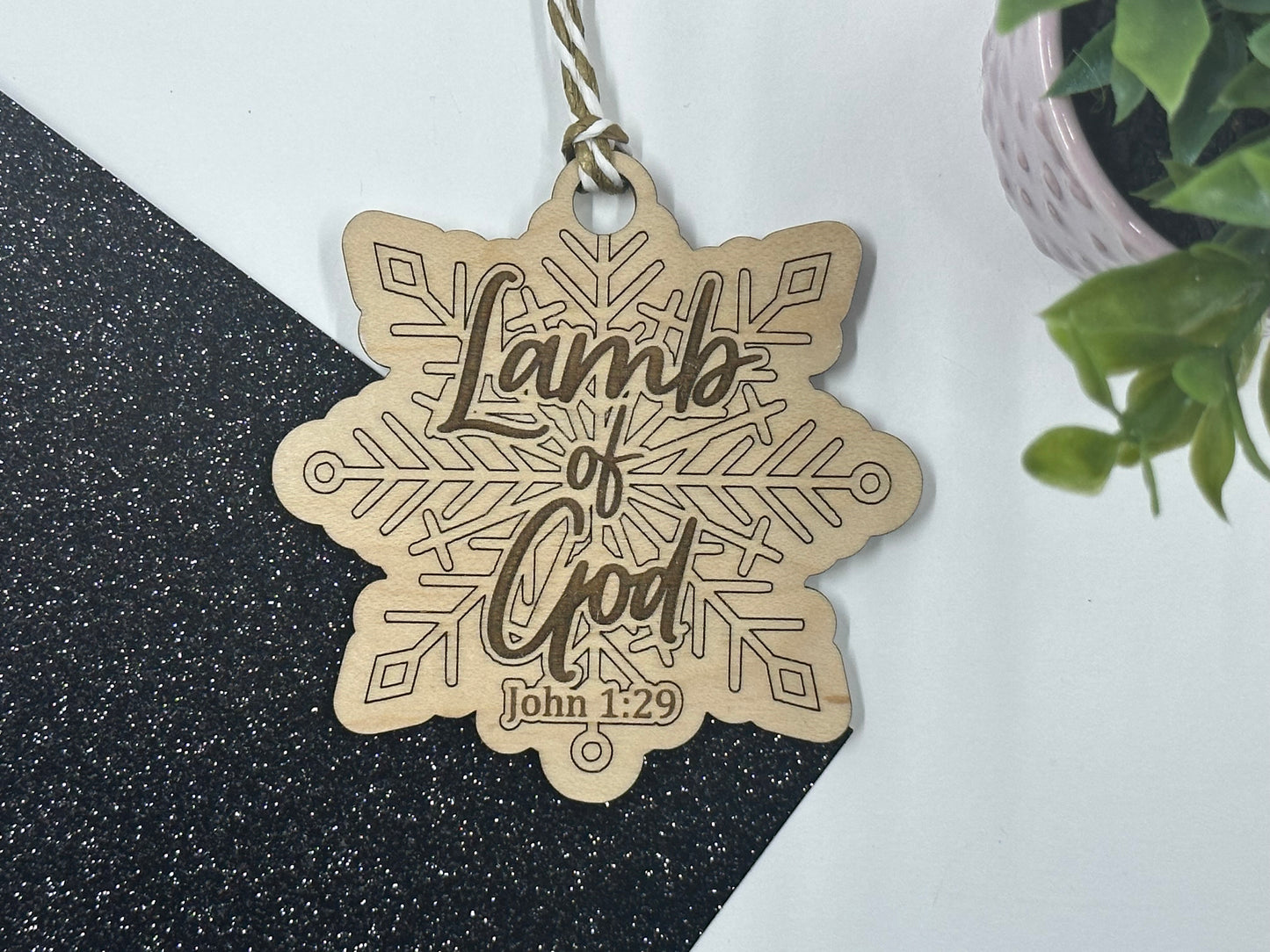 Names of Jesus Snowflake Ornaments