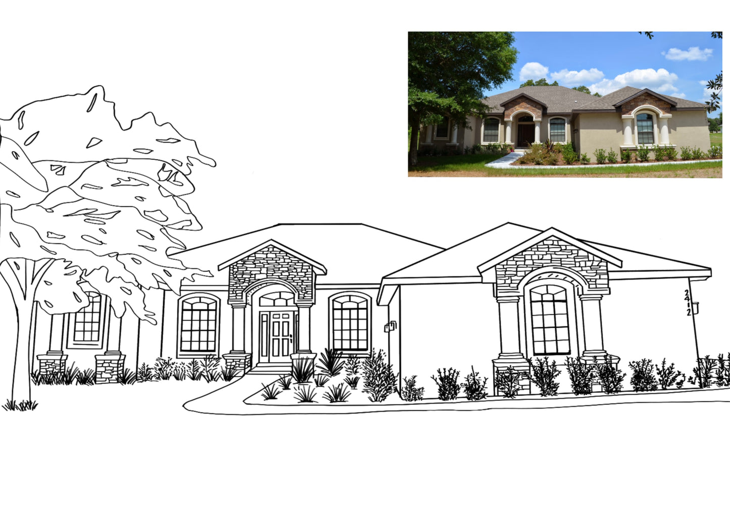 Digital Home Drawing