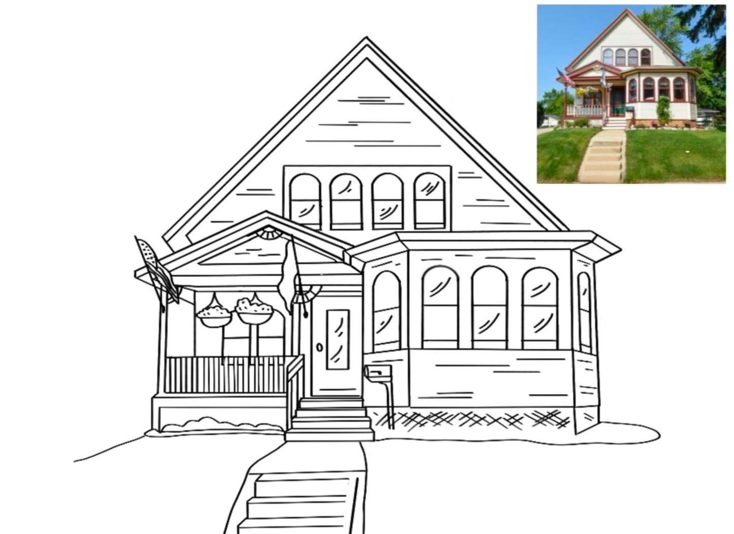 Digital Home Drawing