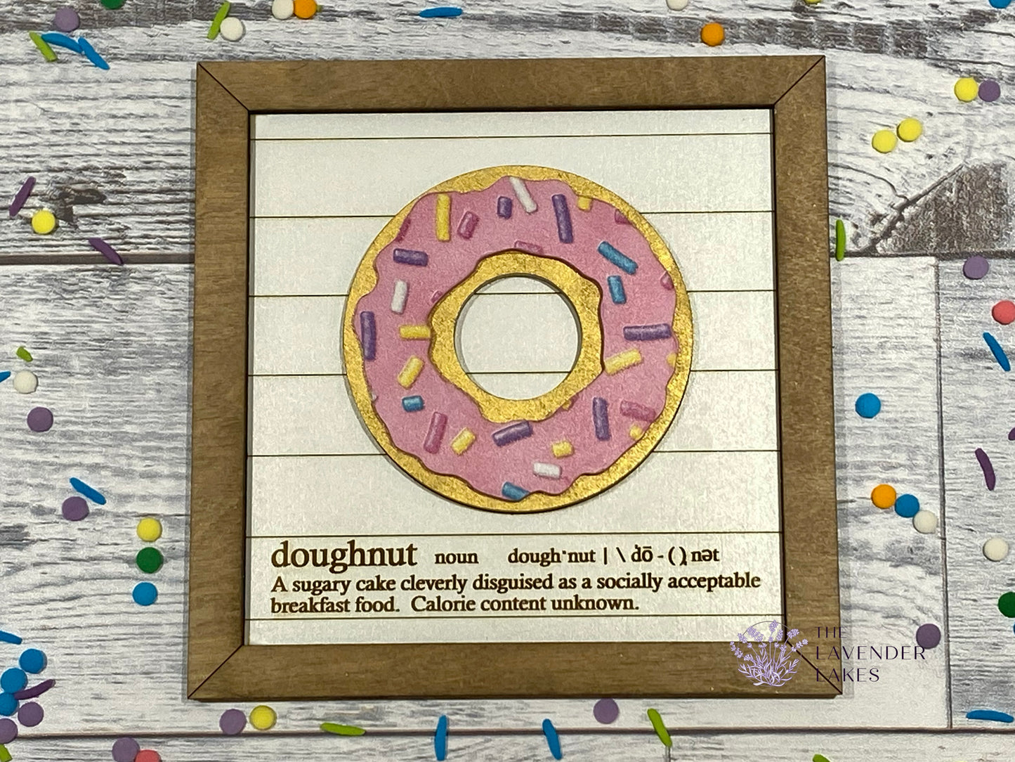 Doughnut Mini Sign