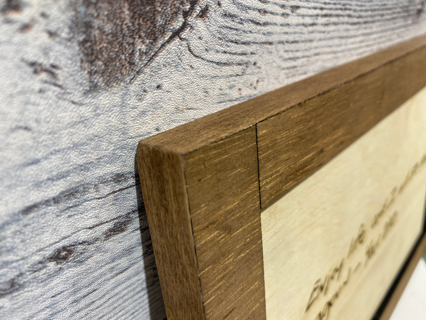 As Seen on HGTV: Engraved Handwriting Custom Frame