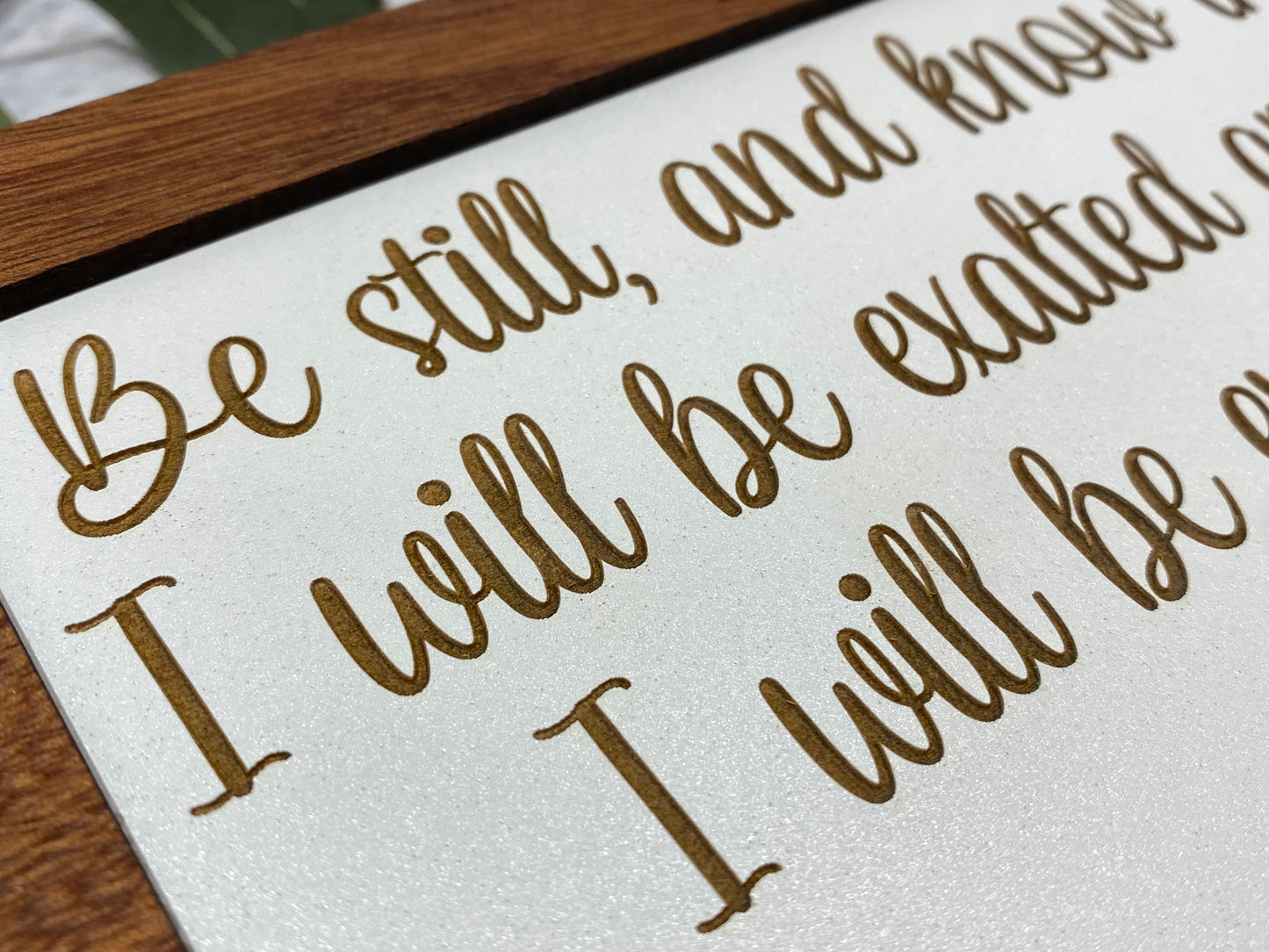 Custom Framed Bible Verse with Custom Name