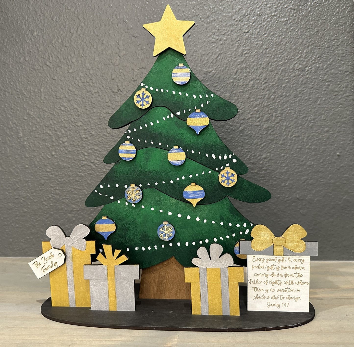 Christmas Tree Bible Verse Craft