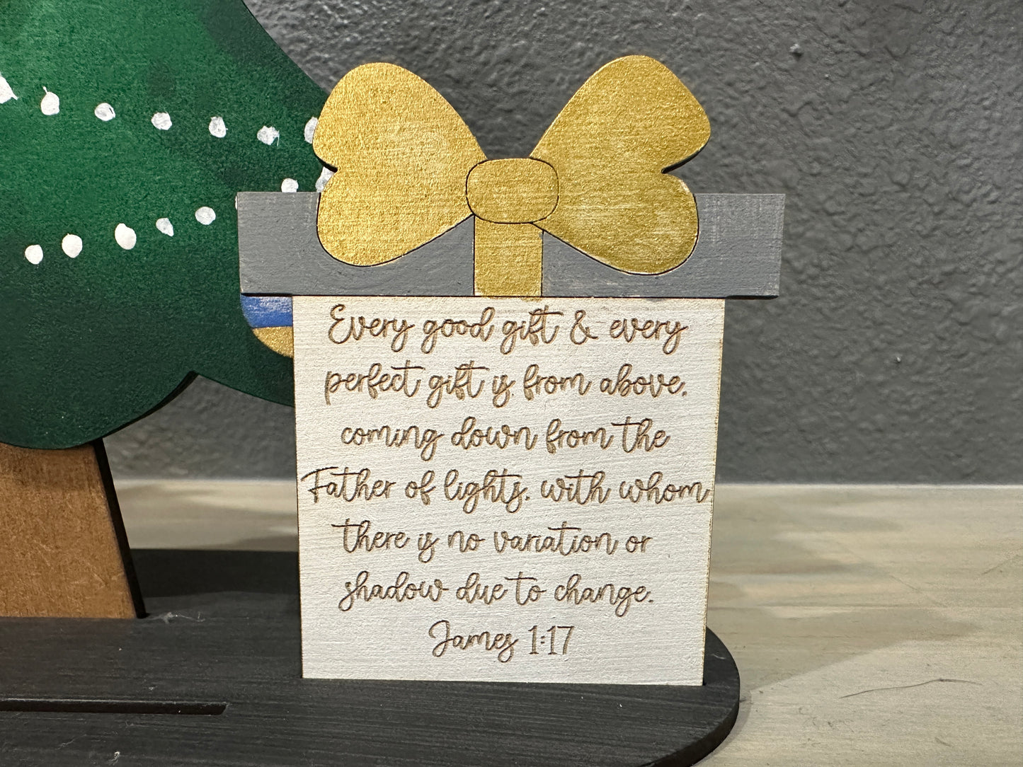 Christmas Tree Bible Verse Craft