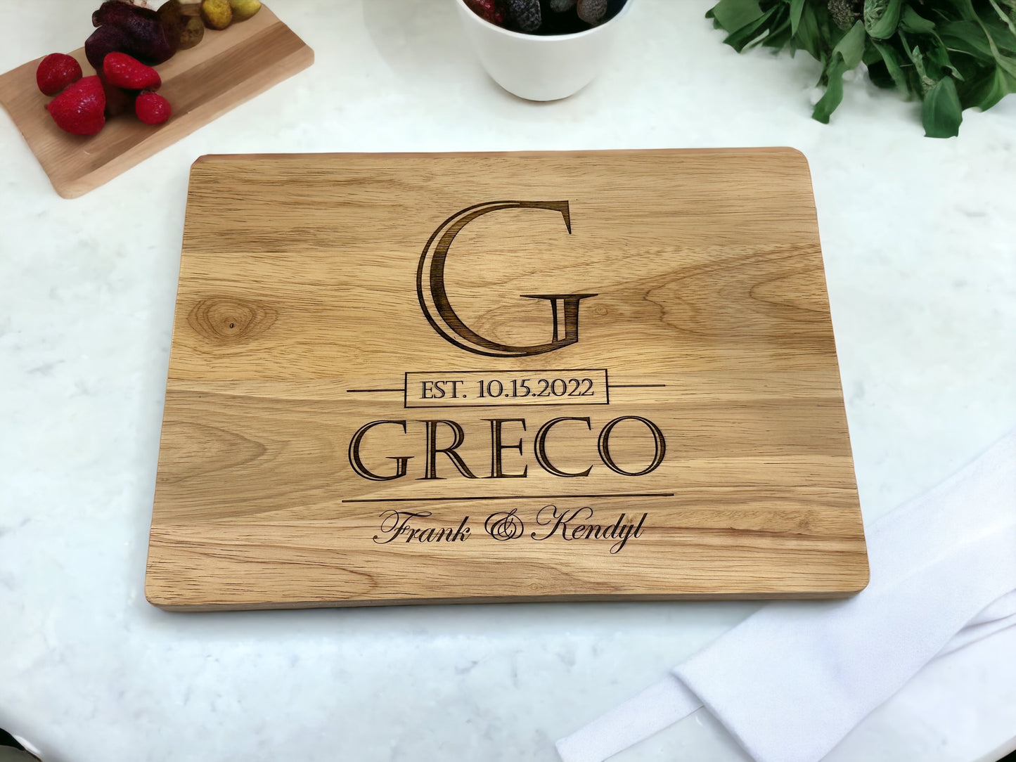 Monogram Cutting Board