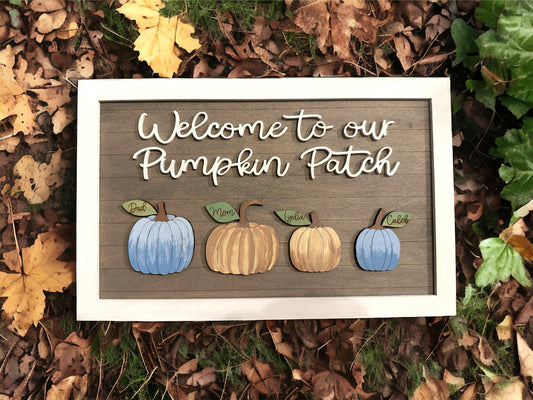 Welcome to Our Pumpkin Patch - Paint Party