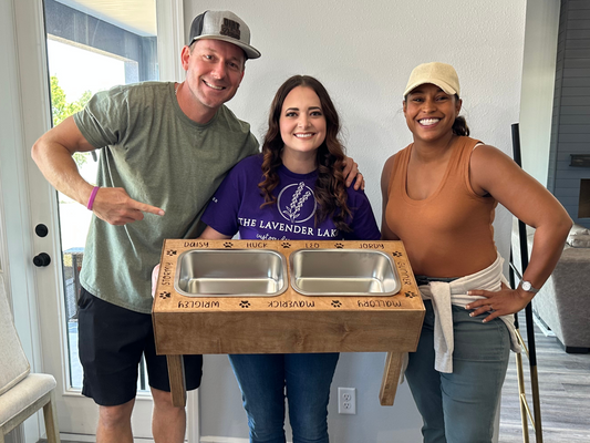 Mega Dog Bowl - Custom - As Seen on HGTV's 100 Day Dream Home