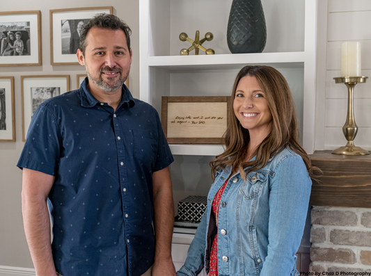 As Seen on HGTV: Engraved Handwriting Custom Frame