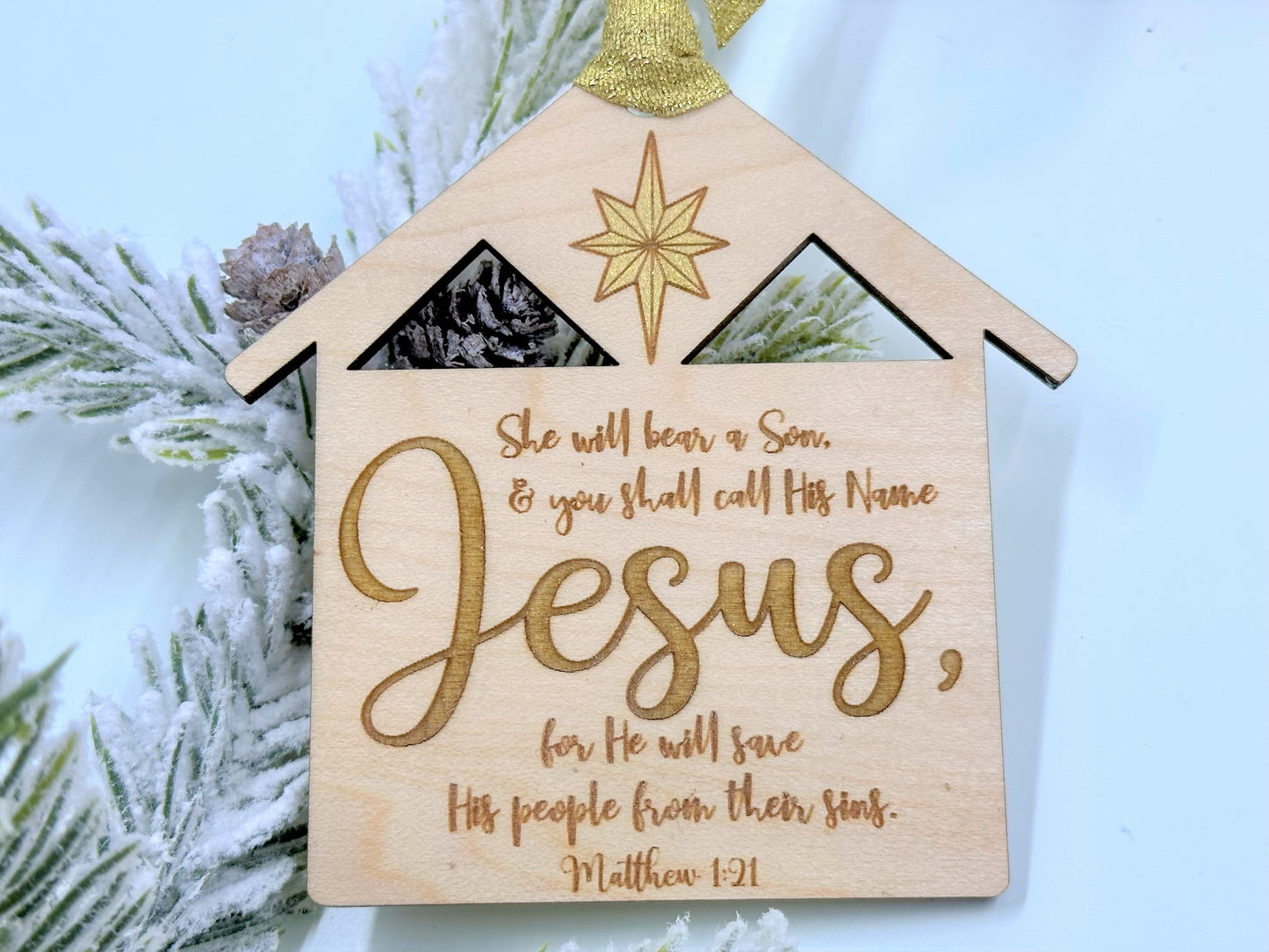 His Name is Jesus Ornament