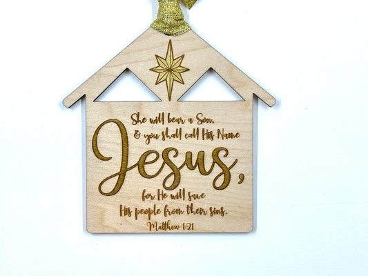 His Name is Jesus Ornament