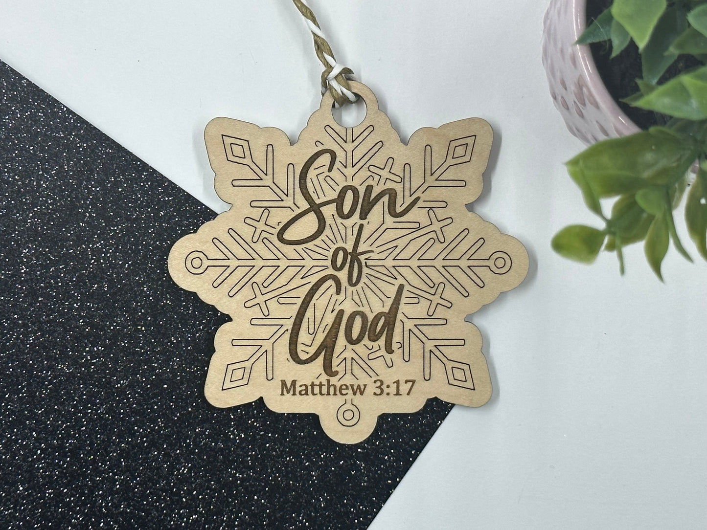 Names of Jesus Snowflake Ornaments