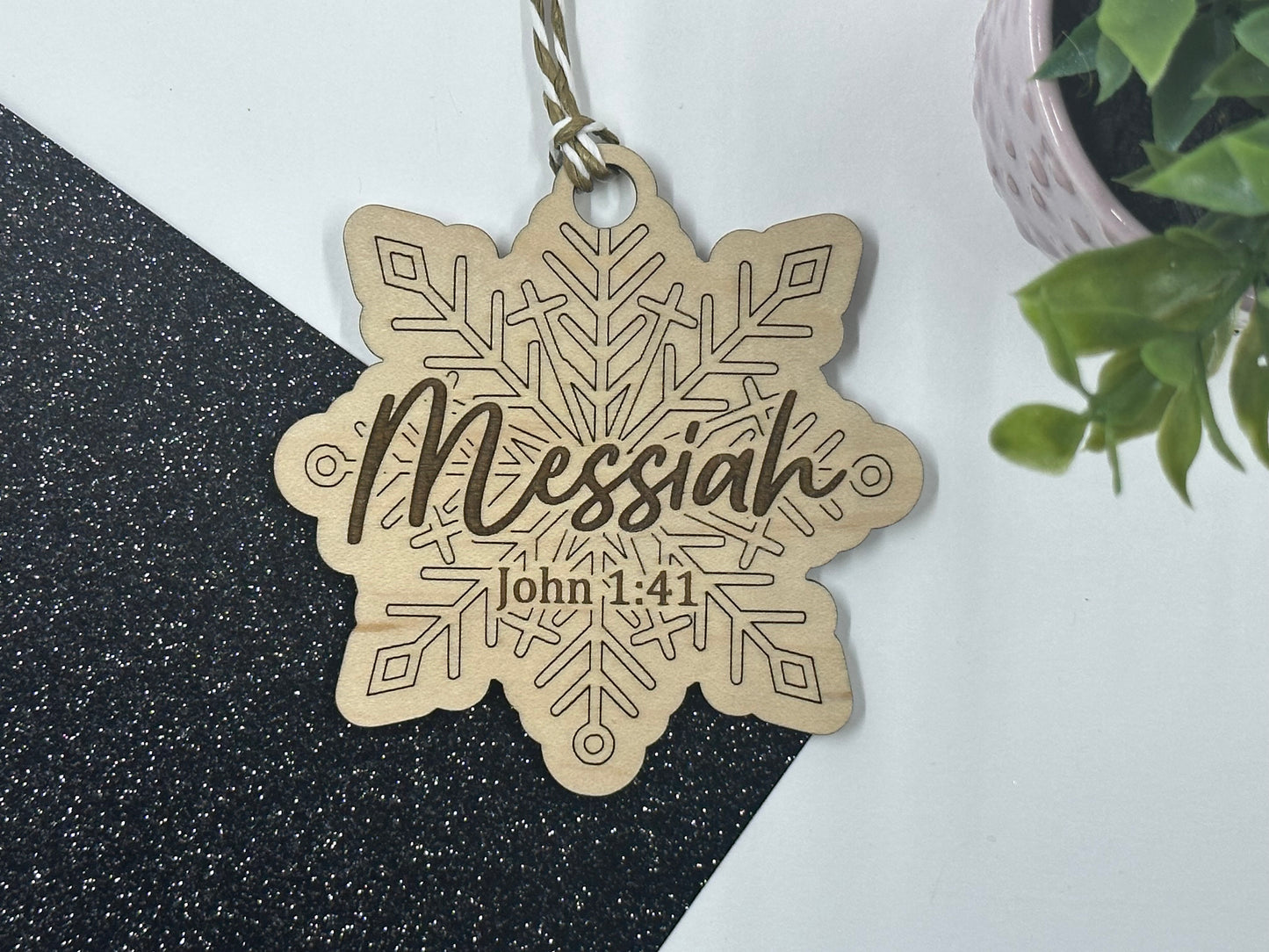 Names of Jesus Snowflake Ornaments