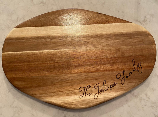 Oblong Oval Cutting Board